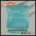 16mm cabochon plated back square flat back glass(GLSQ-16mm)